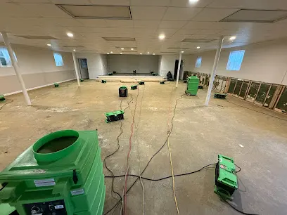 Commercial water damage restoration in a Kannapolis, NC building